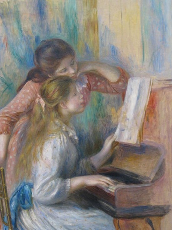 Jeunes filles au piano 1 - Auguste Renoir