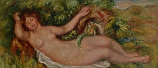 La Source - Nu allongé - Auguste Renoir