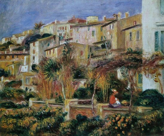 Terrasses à Cagnes - Auguste Renoir