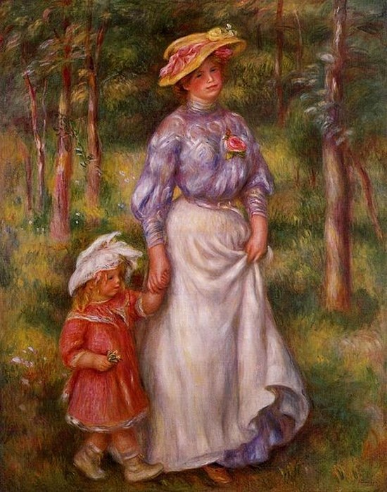 La Promenade - Auguste Renoir
