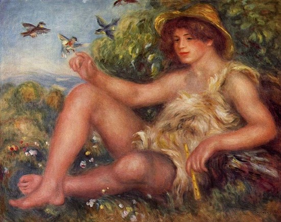Alexandre Thurneyssen en jeune pâtre - Auguste Renoir