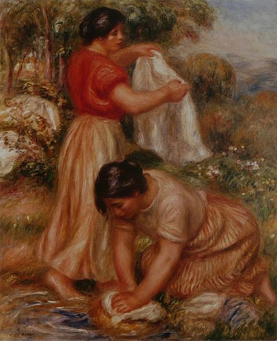 Les Laveuses - Auguste Renoir