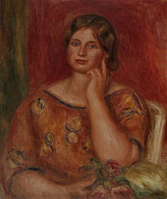 Portrait de Gertrude Osthaus - Auguste Renoir