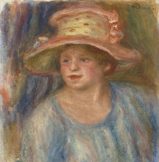 Femme au chapeau - Auguste Renoir