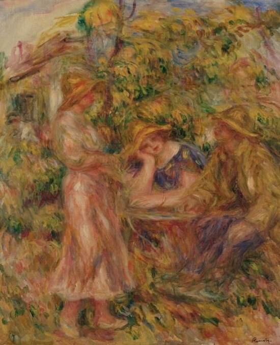 Trois femmes dans un paysage - Auguste Renoir