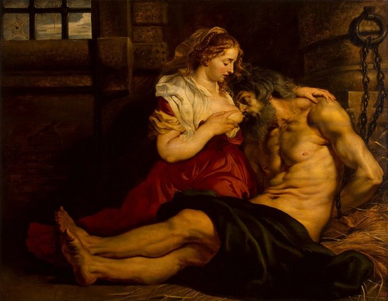 La Charité romaine - Pierre Paul Rubens