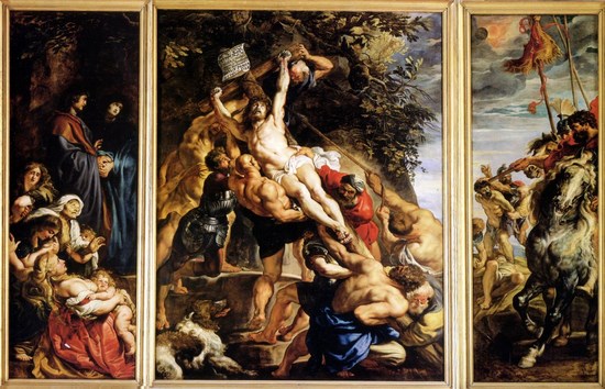 L'élévation de la croix - Pierre Paul Rubens