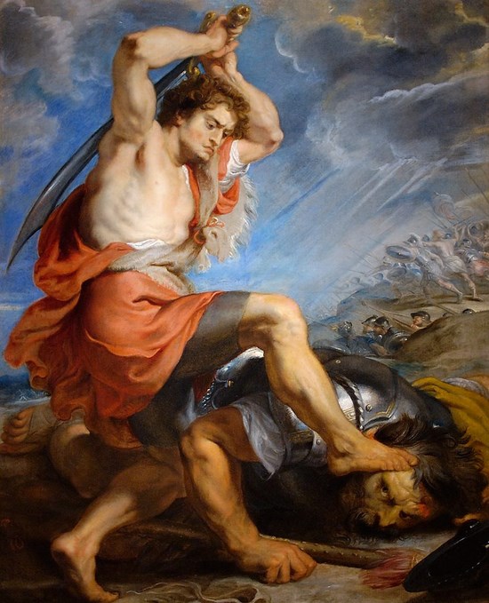 David contre Goliath - Pierre Paul Rubens