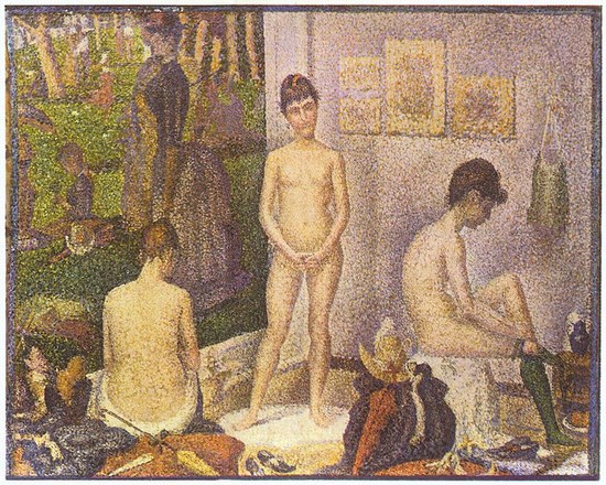 Les poseuses - Georges Seurat