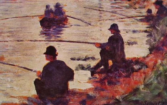 Les Pêcheurs à la ligne - Georges Seurat