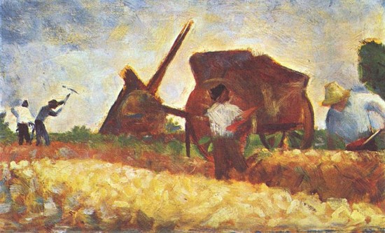 Les terrassiers - Georges Seurat