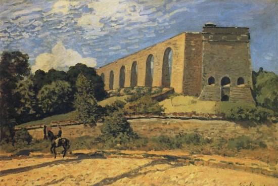 L'Aqueduc de Marly - Alfred Sisley