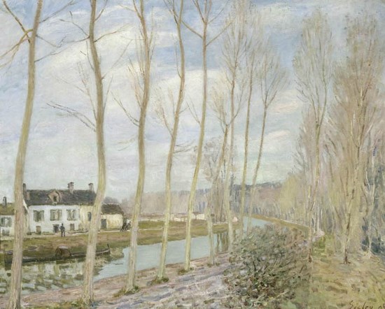 Le canal du Loing - Alfred Sisley