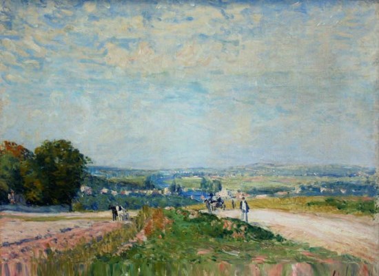 Le Chemin de Montbuisson à Louvencienne - Alfred Sisley