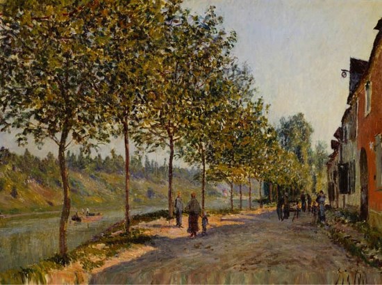 Matin de Juin à Saint-Mammès - Alfred Sisley
