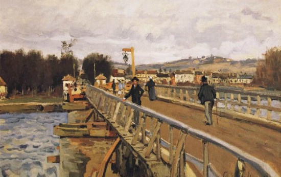 Passerelle à Argenteuil - Alfred Sisley