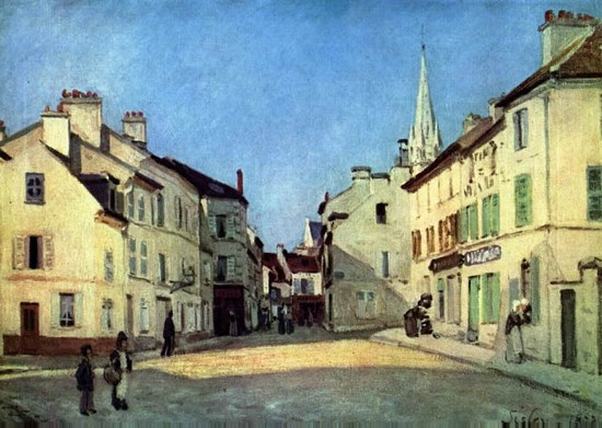 Place à Argenteuil - Alfred Sisley