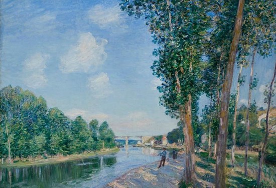 Saint-Mammès. Soleil de juin - Alfred Sisley