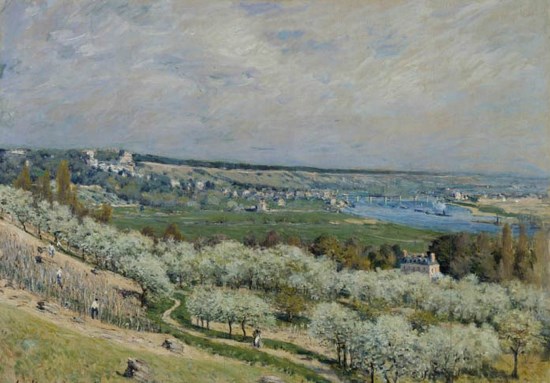 Un sentier aux Sablons - Alfred Sisley
