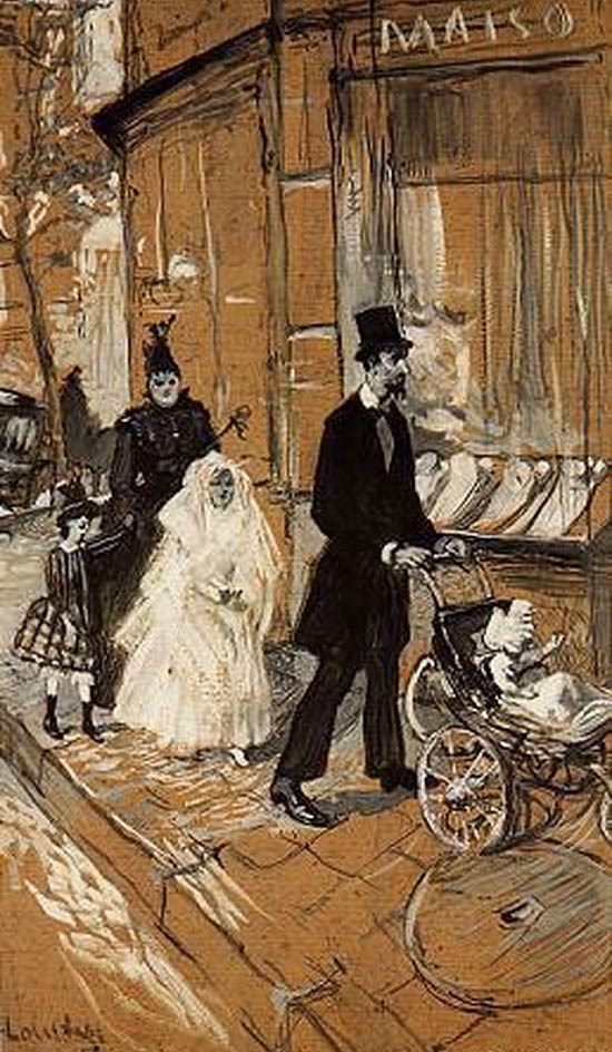 Le jour de première communion - Toulouse-Lautrec