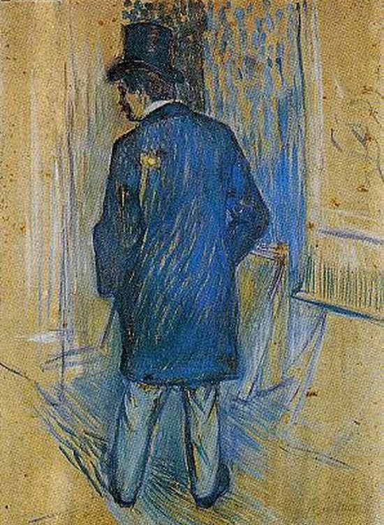 Monsieur Louis Pascal vu de dos - Toulouse-Lautrec