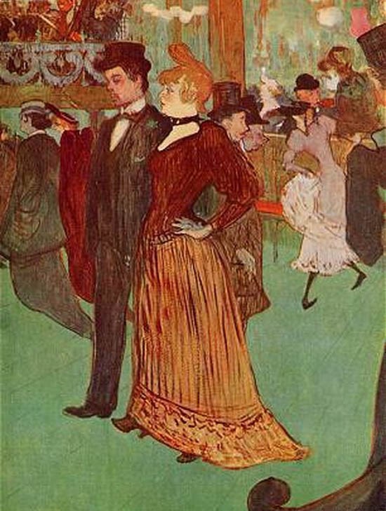 Au Moulin-Rouge ou La Promenade - Toulouse-Lautrec