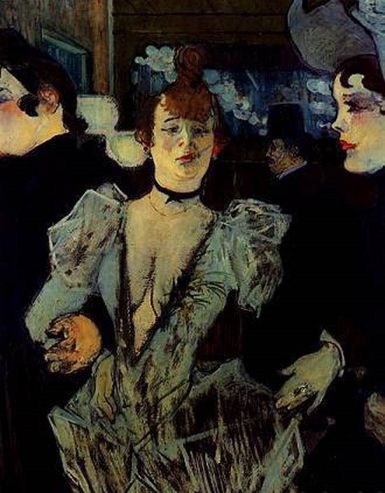 La Goulue entrant au Moulin-Rouge - Toulouse-Lautrec