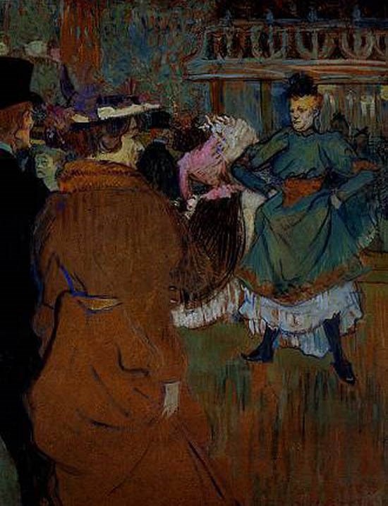 Au Moulin-Rouge, le départ du quadrille - Toulouse-Lautrec