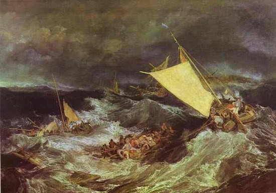 Le naufrage - William Turner