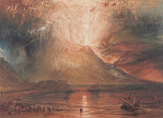 Eruption du Vésuve - William Turner