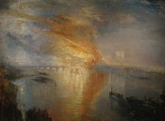 Incendie de la chambre des lords 1 - William Turner