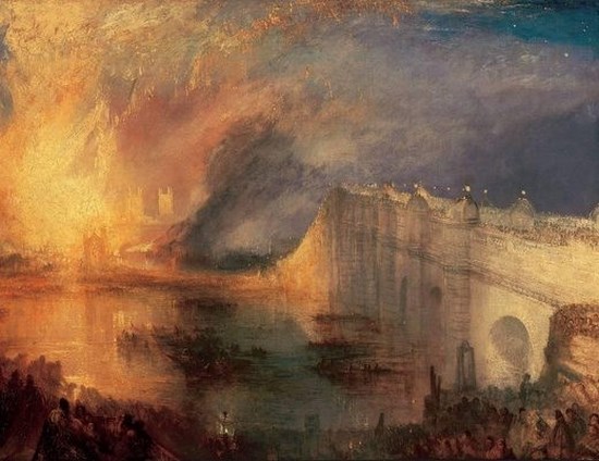Incendie de la chambre des lords 2 - William Turner