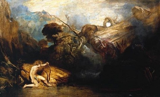Le mythe d'Apollon et Python - William Turner