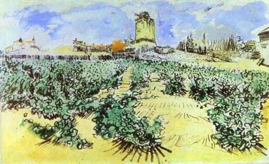 Haute colline - Vincent Van Gogh