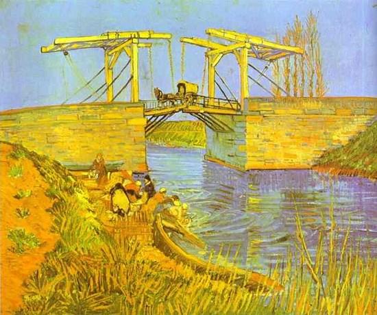 Pont-levis avec charrette - Vincent Van Gogh