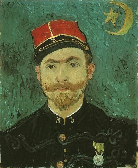 Portrait de Milliet, second lieutenant des zouaves - Vincent Van Gogh