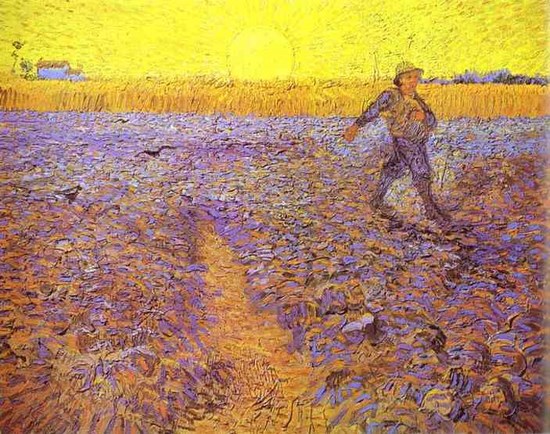 Semeur et soleil couchant 1 - Vincent Van Gogh