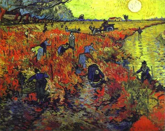 Vignobles à Arles - Vincent Van Gogh