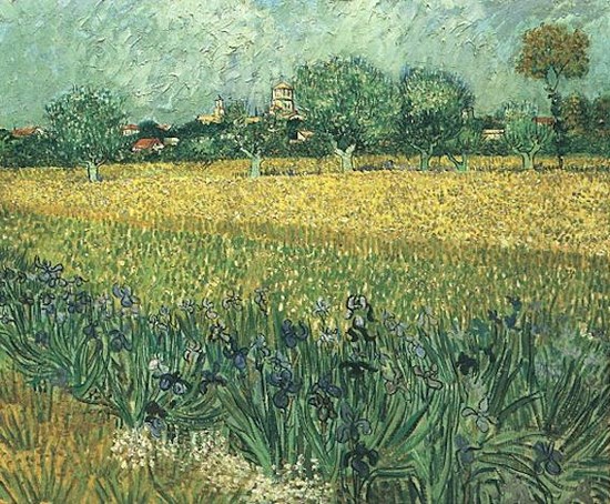Vue d'Arles avec iris - Vincent Van Gogh