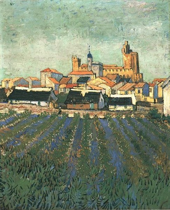 Vue de Saintes-Maries - Vincent Van Gogh