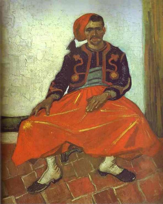 Zouave assis - Vincent Van Gogh
