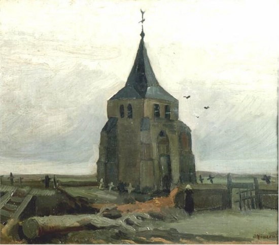 Vieux clocher à Nuenen - Vincent Van Gogh