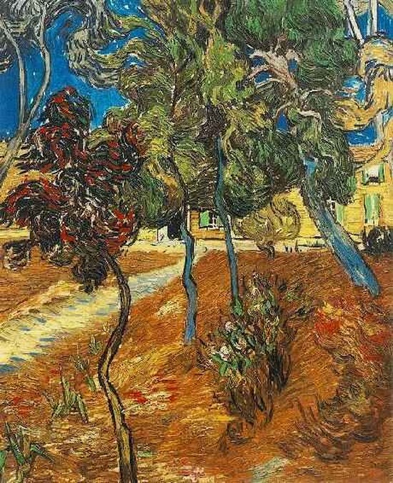 Arbres dans le jardin de l'hôpital Saint-Paul - Vincent Van Gogh