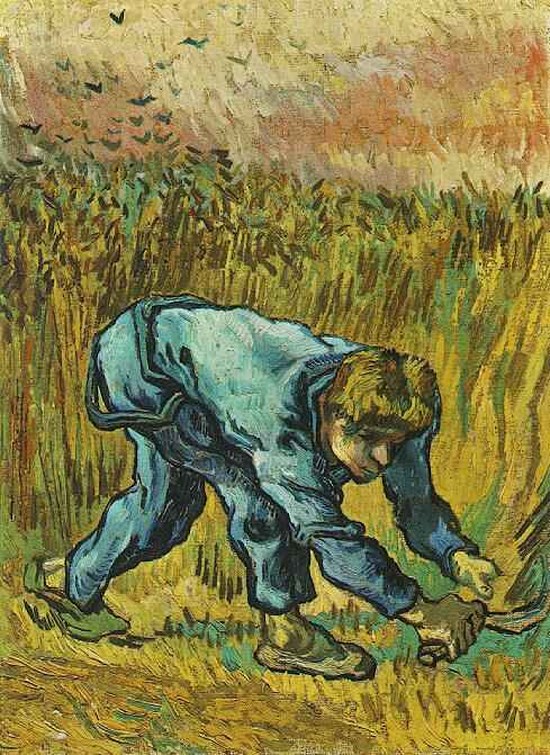 Le moissonneur à la faucille - Vincent Van Gogh