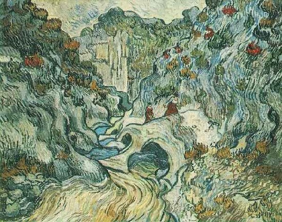 Les Peiroulet Ravine - Vincent Van Gogh