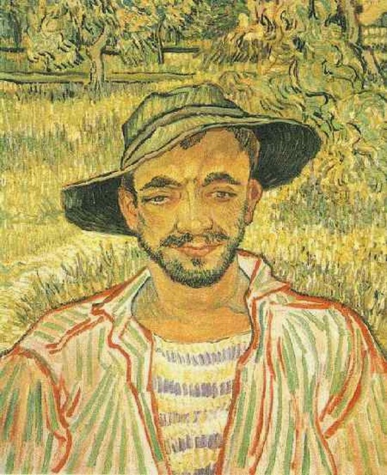 Portrait d'un jeune paysan - Vincent Van Gogh