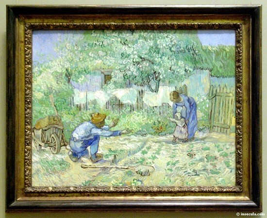 Premiers pas (d'après Millet) - Vincent Van Gogh