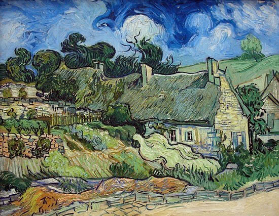 Chaumes de Cordeville à Auvers-sur-Oise - Vincent Van Gogh