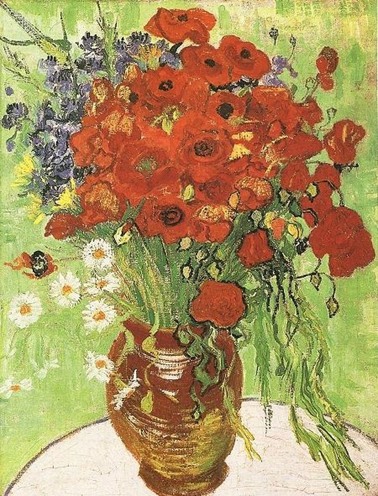 Coquelicots et pâquerettes - Vincent Van Gogh