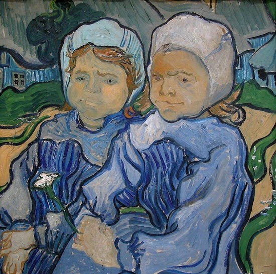 Deux fillettes - Vincent Van Gogh
